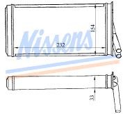 AUDI 80 {90 87-94 /A4 95-} РАДИАТОР ОТОПИТЕЛЯ (NISSENS) (AVA) 