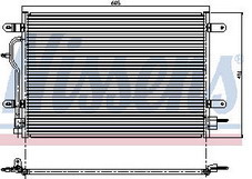 AUDI A6 КОНДЕНСАТОР КОНДИЦИОНЕРА
