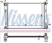FUSION {+ FIESTA 02-/MAZDA 2 03-} РАДИАТОР ОХЛАЖДЕНИЯ (NISSENS) (AVA) 