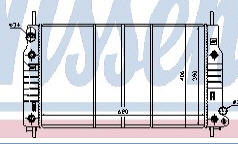 FORD MONDEO РАДИАТОР ОХЛАЖДЕНИЯ (NISSENS) (AVA)