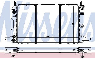 FORD SCORPIO РАДИАТОР ОХЛАЖДЕНИЯ (NISSENS) (AVA)