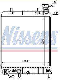 HYUNDAI ACCENT РАДИАТОР ОХЛАЖДЕНИЯ MT (NISSENS) (AVA)