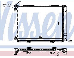 MERCEDES W201 РАДИАТОР ОХЛАЖДЕНИЯ (NISSENS) (NRF)