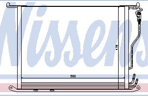 MERCEDES W220 КОНДЕНСАТОР КОНДИЦИОНЕРА (NISSENS) (AVA)
