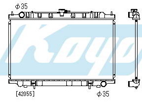 NISSAN MAXIMA QX A32 РАДИАТОР ОХЛАЖДЕНИЯ MT 2 3 (KOYO)