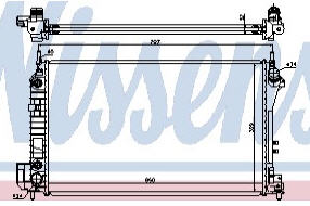 OPEL VECTRA C РАДИАТОР ОХЛАЖДЕНИЯ