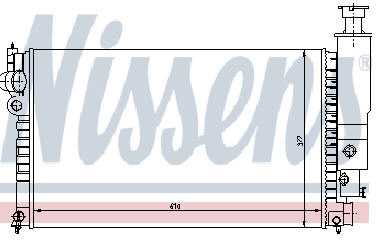 PEUGEOT 406 РАДИАТОР ОХЛАЖДЕНИЯ MT