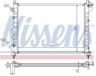 RENAULT LAGUNA РАДИАТОР ОХЛАЖДЕНИЯ (NISSENS) (NRF) (GERI)