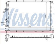 RENAULT MEGANE {SCENIC} РАДИАТОР ОХЛАЖДЕНИЯ (NISSENS) (NRF) (GERI)