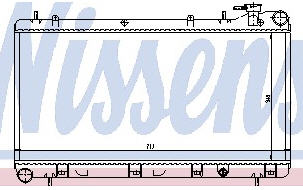 IMPREZA {FORESTER MT 2 98-} РАДИАТОР ОХЛАЖДЕНИЯ MT 1.6 1.8 2 (NISSENS) (NRF) (GERI) 