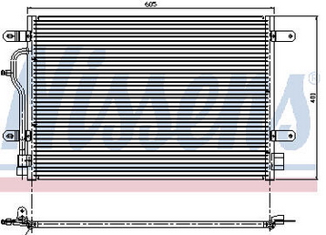 AUDI A4 КОНДЕНСАТОР КОНДИЦИОНЕРА 