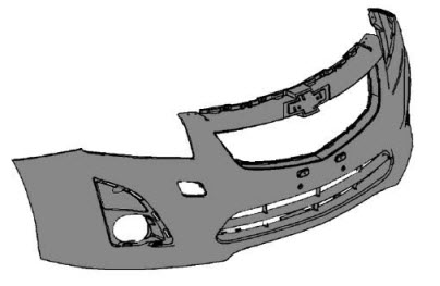 CRUZE БАМПЕР ПЕРЕДНИЙ (Китай)