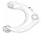 ACCORD РЫЧАГ ПЕРЕДНЕЙ ПОДВЕСКИ ЛЕВ ВЕРХН С САЛЕЙНТ-БЛОК (Тайвань)