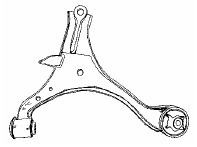 CIVIC РЫЧАГ ПЕРЕДНЕЙ ПОДВЕСКИ ПРАВ НИЖН (СЕДАН) (Тайвань)