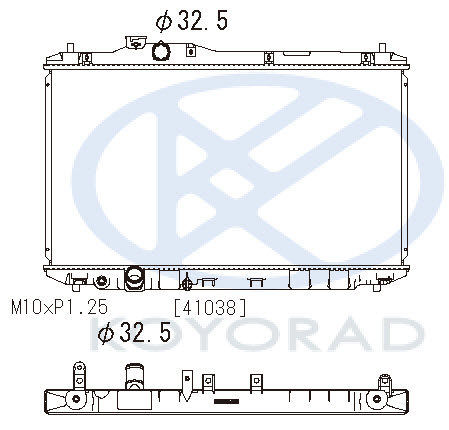 CIVIC РАДИАТОР ОХЛАЖДЕНИЯ MT (KOYO)