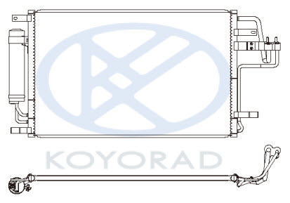 TUCSON КОНДЕНСАТОР КОНДИЦИОНЕРА (KOYO)