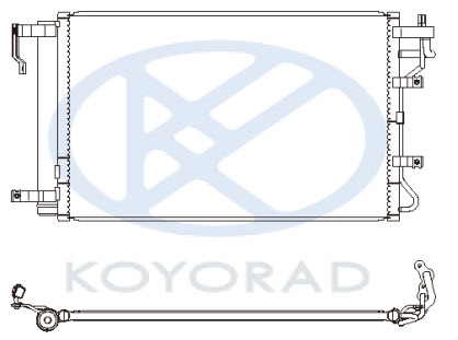 CERATO КОНДЕНСАТОР КОНДИЦИОНЕРА (KOYO)