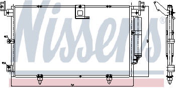 RX300 КОНДЕНСАТОР КОНДИЦИОНЕРА (NISSENS)