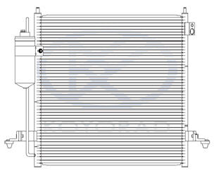 L200 КОНДЕНСАТОР КОНДИЦИОНЕРА 2.5 (дизель) (KOYO)