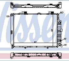W210 РАДИАТОР ОХЛАЖДЕНИЯ 