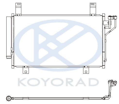 CX5 КОНДЕНСАТОР КОНДИЦИОНЕРА (KOYO)