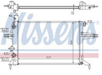 ASTRA {+ZAFIRA} РАДИАТОР ОХЛАЖДЕНИЯ (NISSENS) 