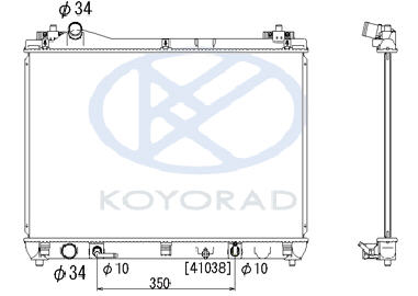 G.VITARA РАДИАТОР ОХЛАЖДЕНИЯ 2 AT (KOYO)