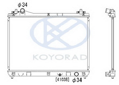 G.VITARA РАДИАТОР ОХЛАЖДЕНИЯ 1.6 MT (KOYO)