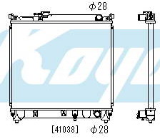 VITARA {425*488} РАДИАТОР ОХЛАЖДЕНИЯ MT 1.6 (KOYO)