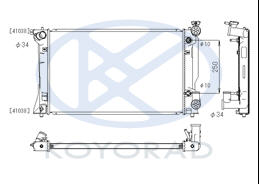 AVENSIS РАДИАТОР ОХЛАЖДЕН AT 2 2.4 (KOYO)