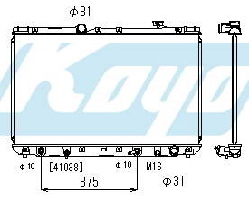 CAMRY {LX ES300} РАДИАТОР ОХЛАЖДЕНИЯ AT 2.2 (KOYO)