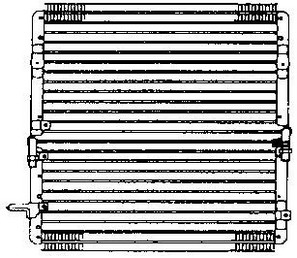 LANDCRUISER КОНДЕНСАТОР КОНДИЦИОНЕРА (дизель) С 2 КОНДИЦИОНЕРА