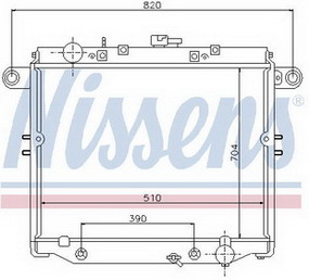 LANDCRUISER {2UZFE (LX470 02-)} РАДИАТОР ОХЛАЖДЕНИЯ AT 4.7