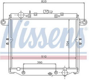 LANDCRUISER {2UZFE (LX470 02-)} РАДИАТОР ОХЛАЖДЕНИЯ AT 4.7 (KOYO)