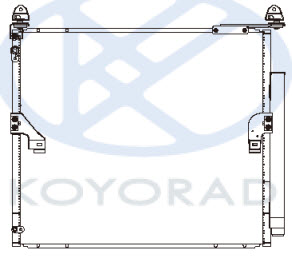 PRADO КОНДЕНСАТОР КОНДИЦИОНЕРА (KOYO) 3 (дизель)