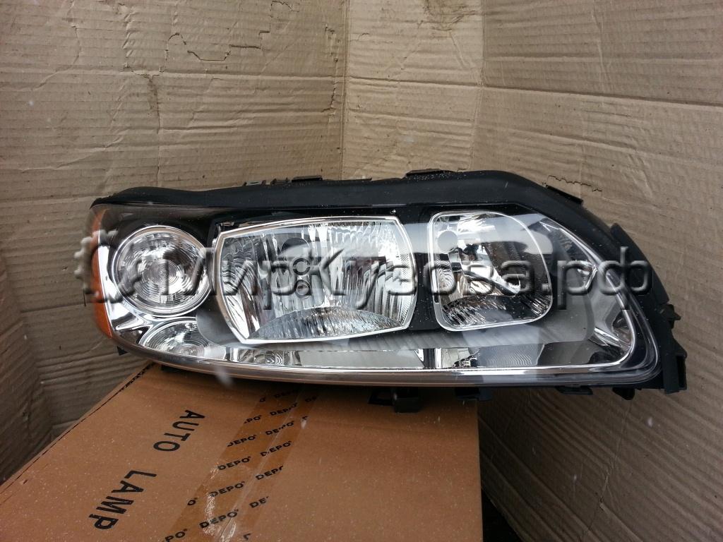 S60 '05-09 ФАРА ПРАВАЯ +/- КОРРЕКТОР ВНУТРИ (DEPO) ЧЕРН